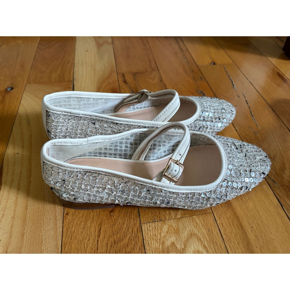 J. Crew Sequence Maryjane Ballet Flats Size 8.5